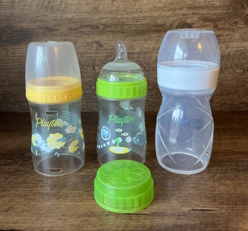 Vtg playtex baby bottles - bottles, 4oz